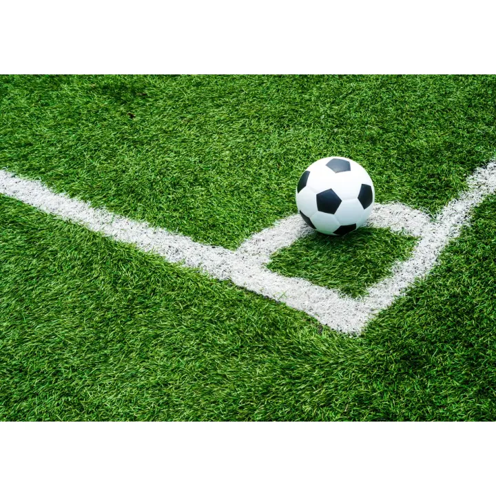 Fototapeta Piłka w Narożniku – Sportowa Fotografia Boiska – produkt