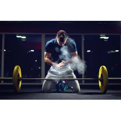 Fototapeta Sztangista – Motywacja Sportowa na Siłownię