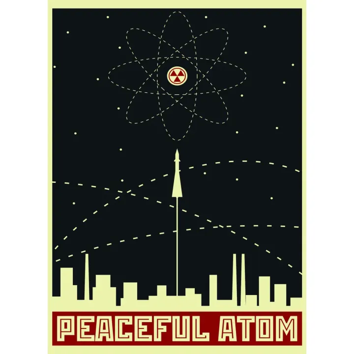 Plakat Kosmos I Napisy W Stylu Retro – Retro Futurystyczny Motyw Kosmiczny – produkt