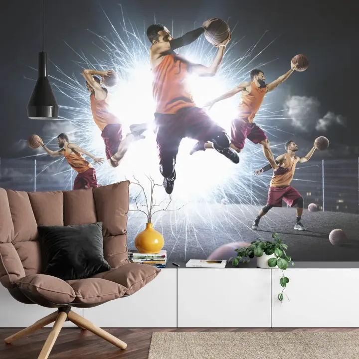 Fototapeta Uliczna Koszykówka – Energia Streetballu i Sportów Miejskich