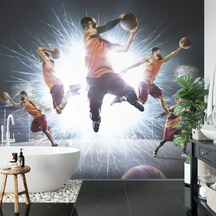 Fototapeta Uliczna Koszykówka – Energia Streetballu i Sportów Miejskich