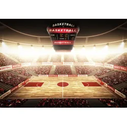 Fototapeta Stadion Do Koszykówki – Sportowa Atmosfera Meczu i Trybun