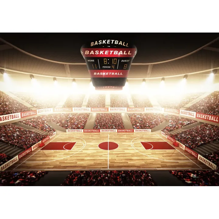 Fototapeta Stadion Do Koszykówki – Sportowa Atmosfera Meczu i Trybun – produkt