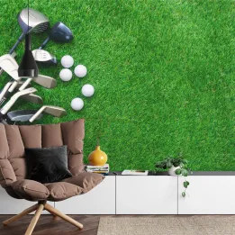 Fototapeta Kije Golfowe – Sport i Wypoczynek na Polu Golfowym