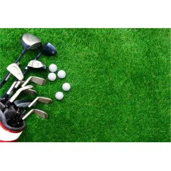 Fototapeta Kije Golfowe – Sport i Wypoczynek na Polu Golfowym