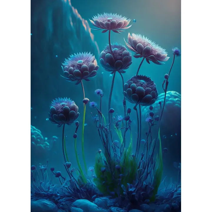 Plakat Polne Kwiaty – Fantastyczna Flora w Stylu Fantasy – produkt