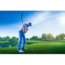 Fototapeta Golfista – Sport i Rekreacja na Polu Golfowym