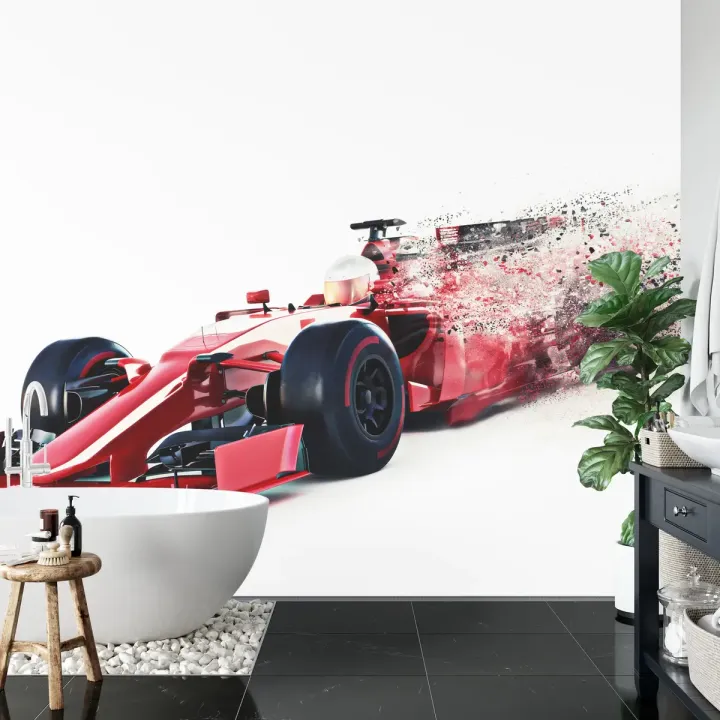 Fototapeta Abstrakcyjny Bolid F1 – Dynamika Formuły 1 i Prędkość
