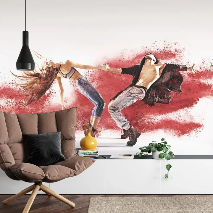 Fototapeta Hip-Hopowa Para Taneczna – Energia Tańca i Street Artu