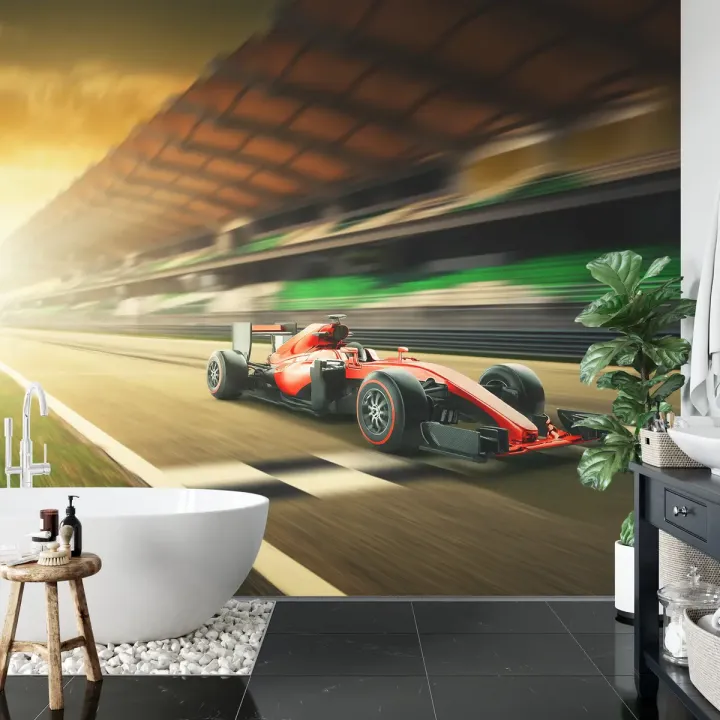 Fototapeta Bolid F1 – Adrenalina Wyścigów na Torze