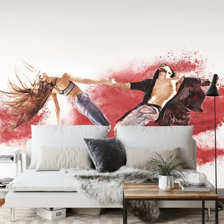 Fototapeta Hip-Hopowa Para Taneczna – Energia Tańca i Street Artu