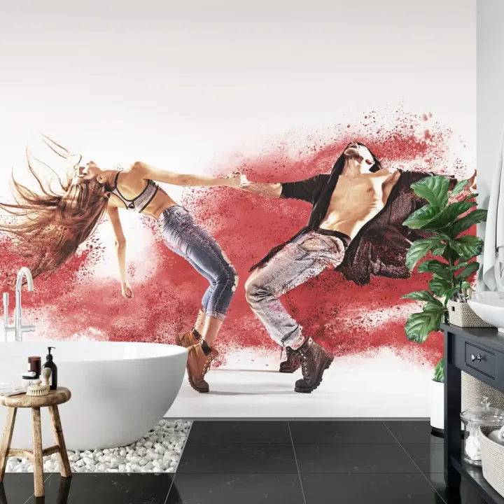 Fototapeta Hip-Hopowa Para Taneczna – Energia Tańca i Street Artu