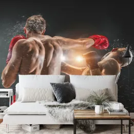 Fototapeta Walka Bokserów – Sportowa Energia i Dynamika