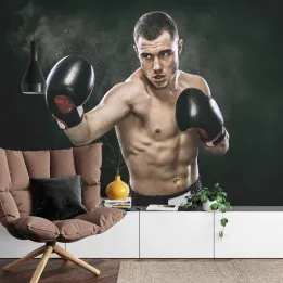 Fototapeta Bokser Muay Thai – Dynamika Sportów Walki