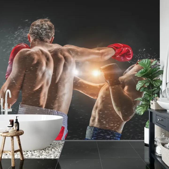 Fototapeta Walka Bokserów – Sportowa Energia i Dynamika