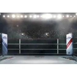 Fototapeta Bokserski Ring – Arena Sportów Walki i Widownia
