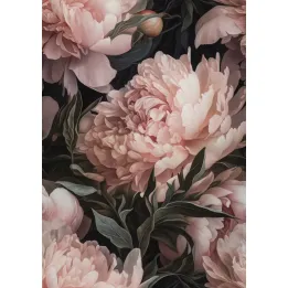 Plakat Bukiet Pastelowych Piwonii – Kwiatowa Kompozycja w Różu – produkt