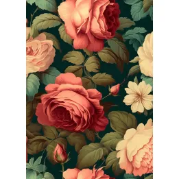 Plakat Romantyczne Róże – Kwiaty i Natura do Wnętrz – produkt