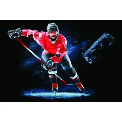 Fototapeta Hokej – Dynamika Sportu na Lodowej Arenie
