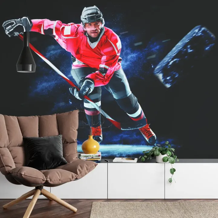 Fototapeta Hokej – Dynamika Sportu na Lodowej Arenie