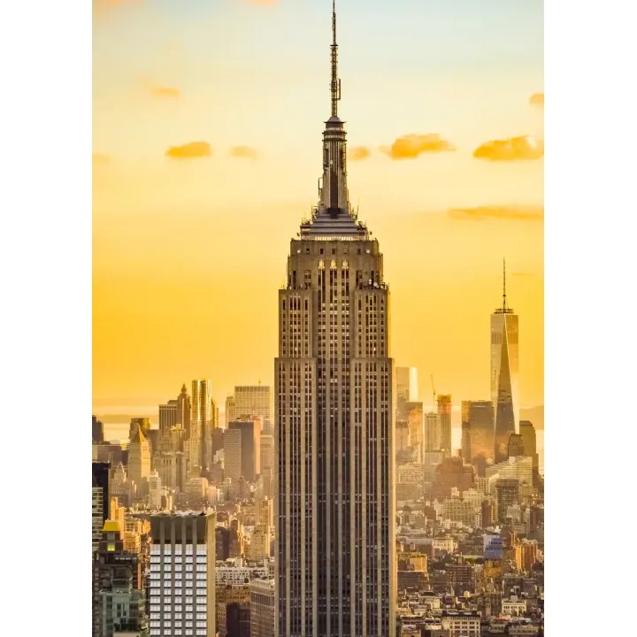 Plakat Nyc Top Of The Rock – Skyline Manhattanu o Zachodzie Słońca – produkt