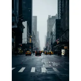 Plakat Mglisty Nowy Jork O Poranku – Poranna Mgła nad Manhattanem – produkt