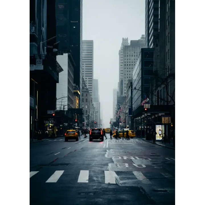Plakat Mglisty Nowy Jork O Poranku – Poranna Mgła nad Manhattanem – produkt