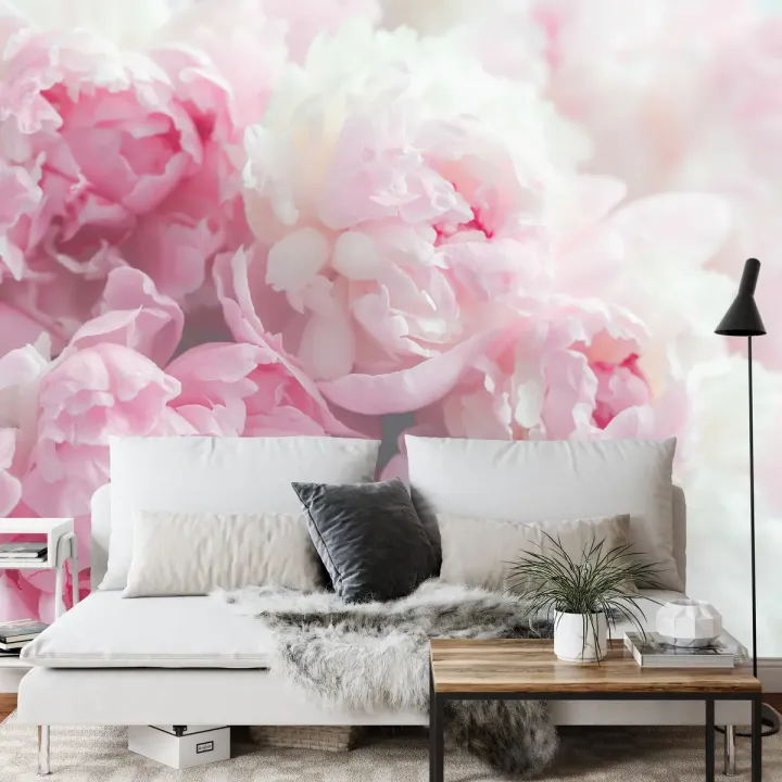 Fototapeta Kwitnące Peonie – Delikatność Botanicznego Ogrodu