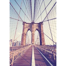 Plakat Nowy Jork – Most Brookliński i Skyline Manhattanu – produkt