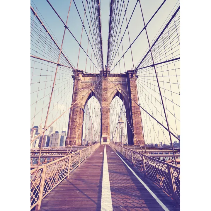 Plakat Nowy Jork – Most Brookliński i Skyline Manhattanu – produkt