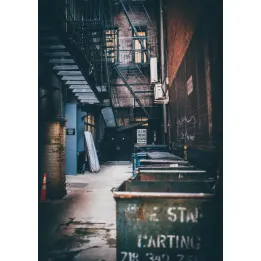 Plakat Uliczka w Nowym Jorku – Architektura Manhattanu – produkt