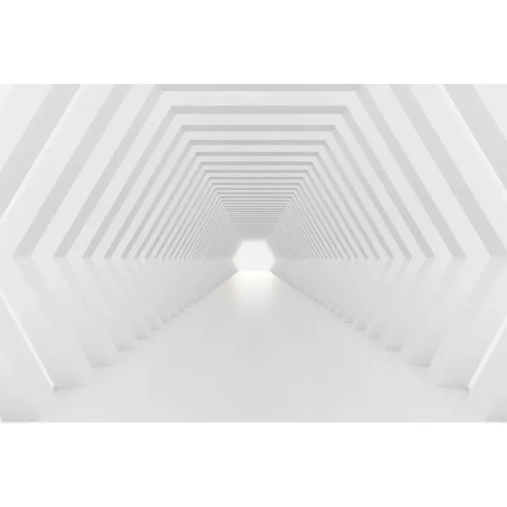 Fototapeta 3D Tunel – Abstrakcja Geometryczna z Głębią – produkt