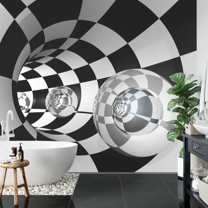 Fototapeta 3D Tunel – Abstrakcja z Iluzją Przestrzeni