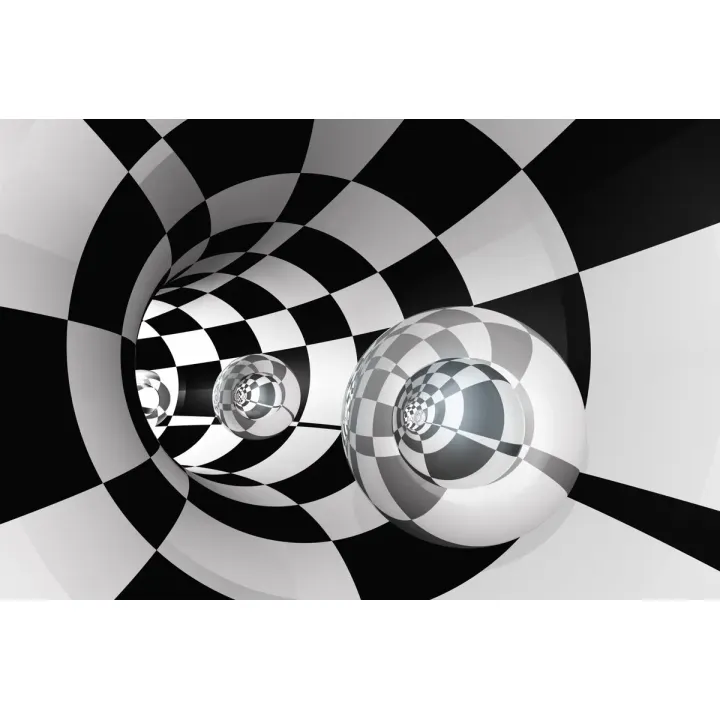 Fototapeta 3D Tunel – Abstrakcja z Iluzją Przestrzeni – produkt