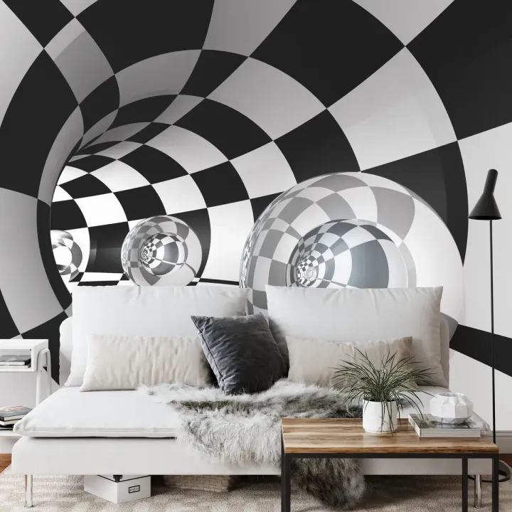 Fototapeta 3D Tunel – Abstrakcja z Iluzją Przestrzeni