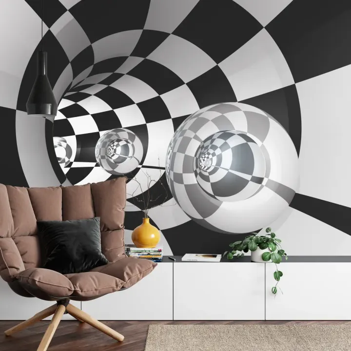 Fototapeta 3D Tunel – Abstrakcja z Iluzją Przestrzeni