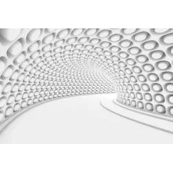 Fototapeta Tunel – Abstrakcja Geometryczna i Architektura Wnętrz