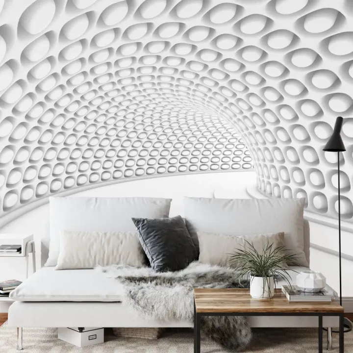 Fototapeta Tunel – Abstrakcja Geometryczna i Architektura Wnętrz