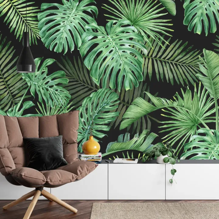 Fototapeta Liście Monstera – Tropikalna Zieleń do Wnętrz