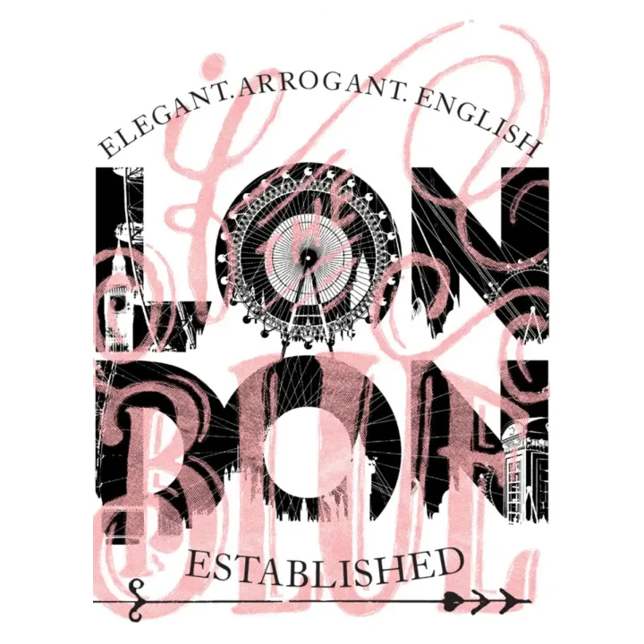 Plakat Londyn – Typografia i Kolejka Linowa w Stylu Angielskim – produkt