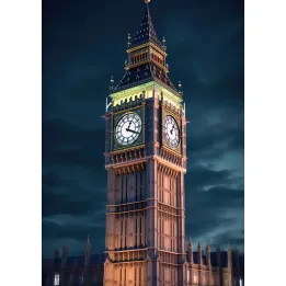 Plakat Londyn Nocą – Big Ben i Architektura Gotycka – produkt