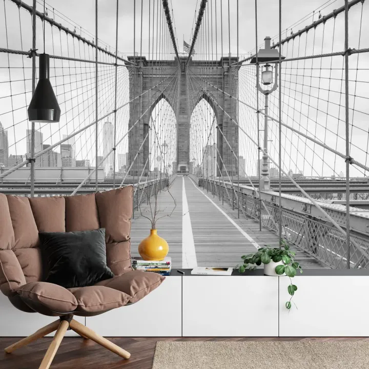 Fototapeta Most Brookliński – Skyline Nowego Jorku i Manhattanu