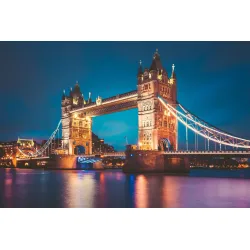 Fototapeta Tower Bridge – Nocny Londyn i Iluminacja Tamizy