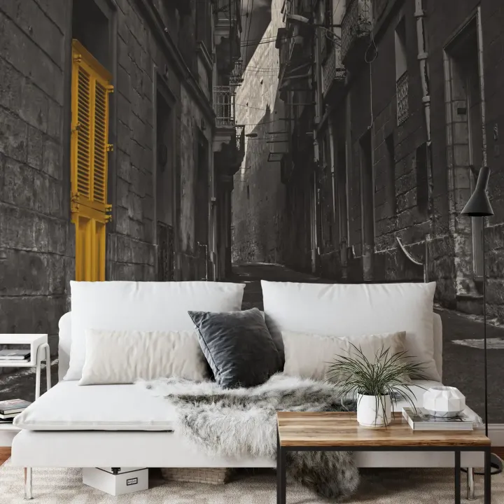 Fototapeta Uliczka 3D – Zabytkowa Architektura Miejska
