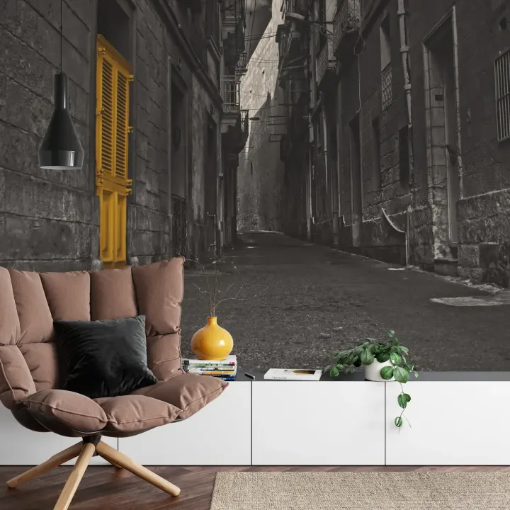 Fototapeta Uliczka 3D – Zabytkowa Architektura Miejska
