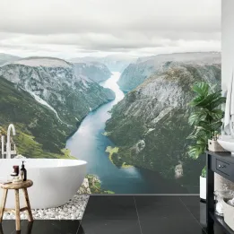 Fototapeta Górski – Skandynawski Fjord i Krajobraz Norwegii