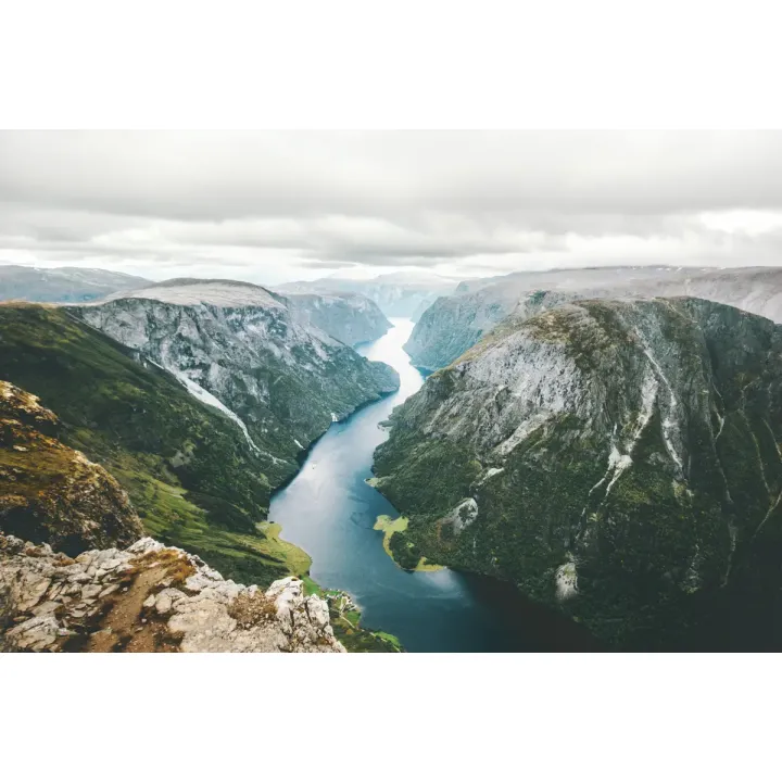 Fototapeta Górski – Skandynawski Fjord i Krajobraz Norwegii – produkt