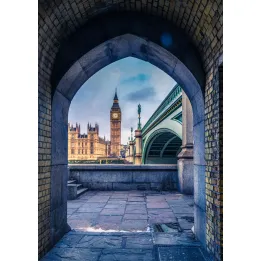 Plakat Big Ben – Architektura Gotycka Londynu – produkt