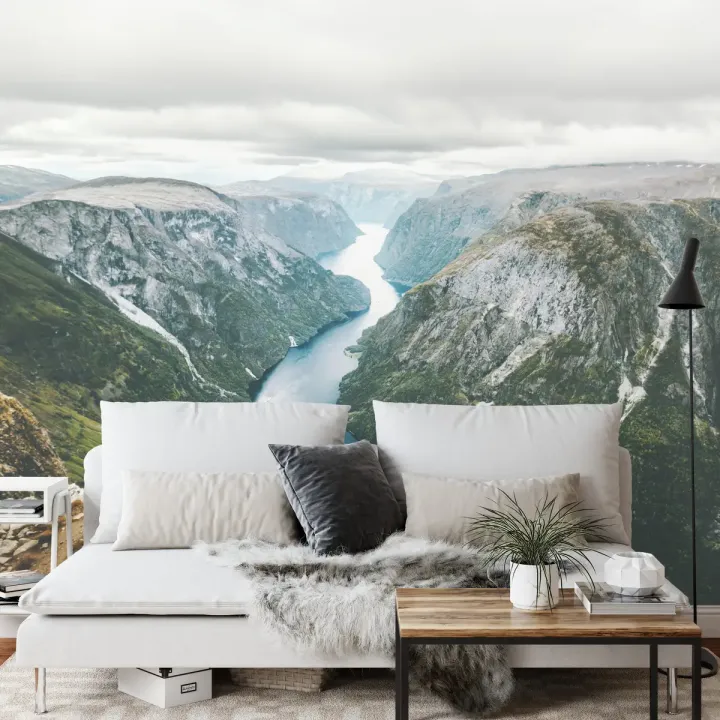 Fototapeta Górski – Skandynawski Fjord i Krajobraz Norwegii