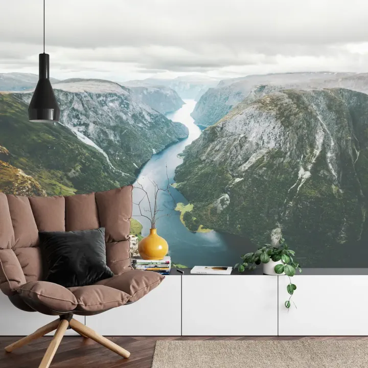 Fototapeta Górski – Skandynawski Fjord i Krajobraz Norwegii